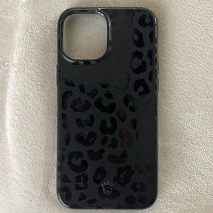 Black Leopard Velvet Caviar iPhone 12 Pro Max case.